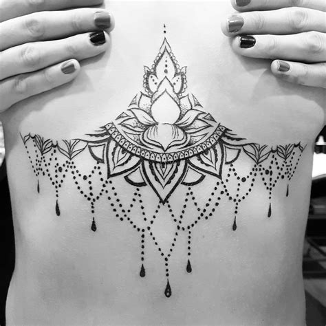 inbetween boob tattoo|23 sternum tattoos that prove the underboob is underrated